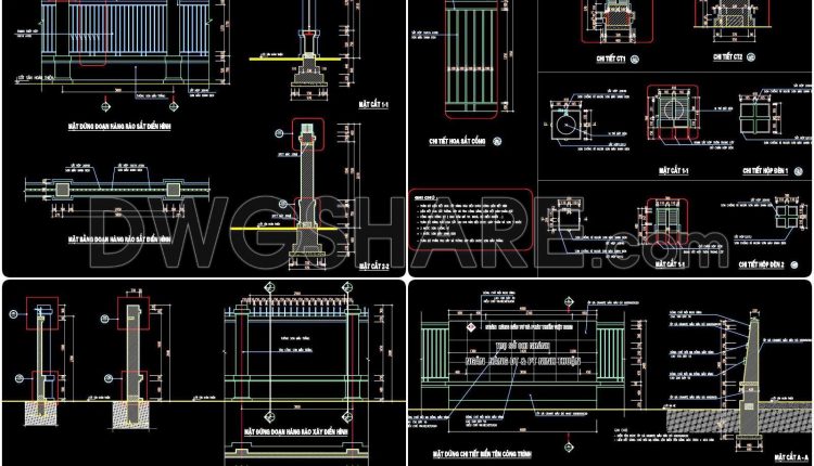 101. Detailed Drawings Of Gates And Fences