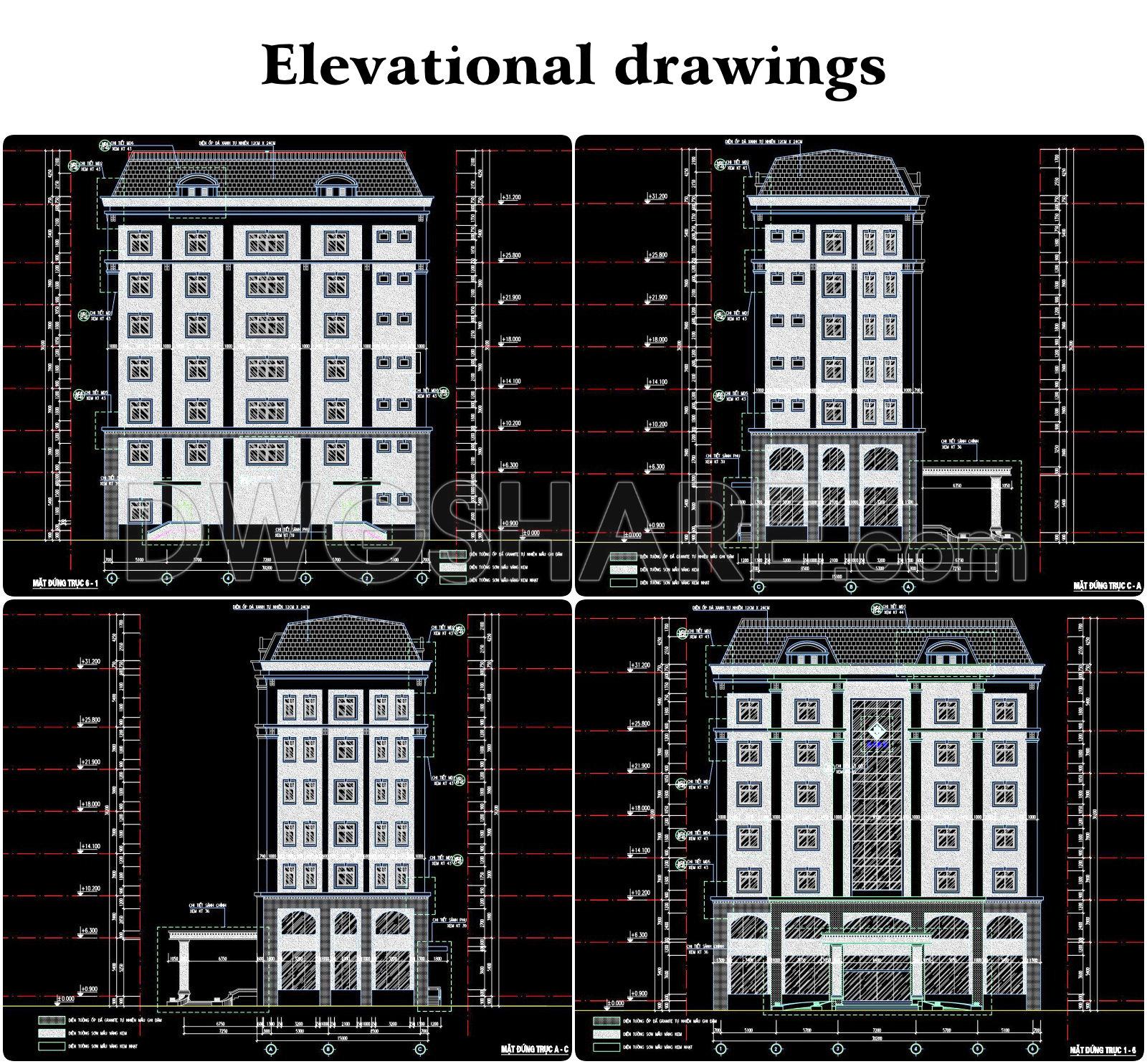 101. Elevational Drawings