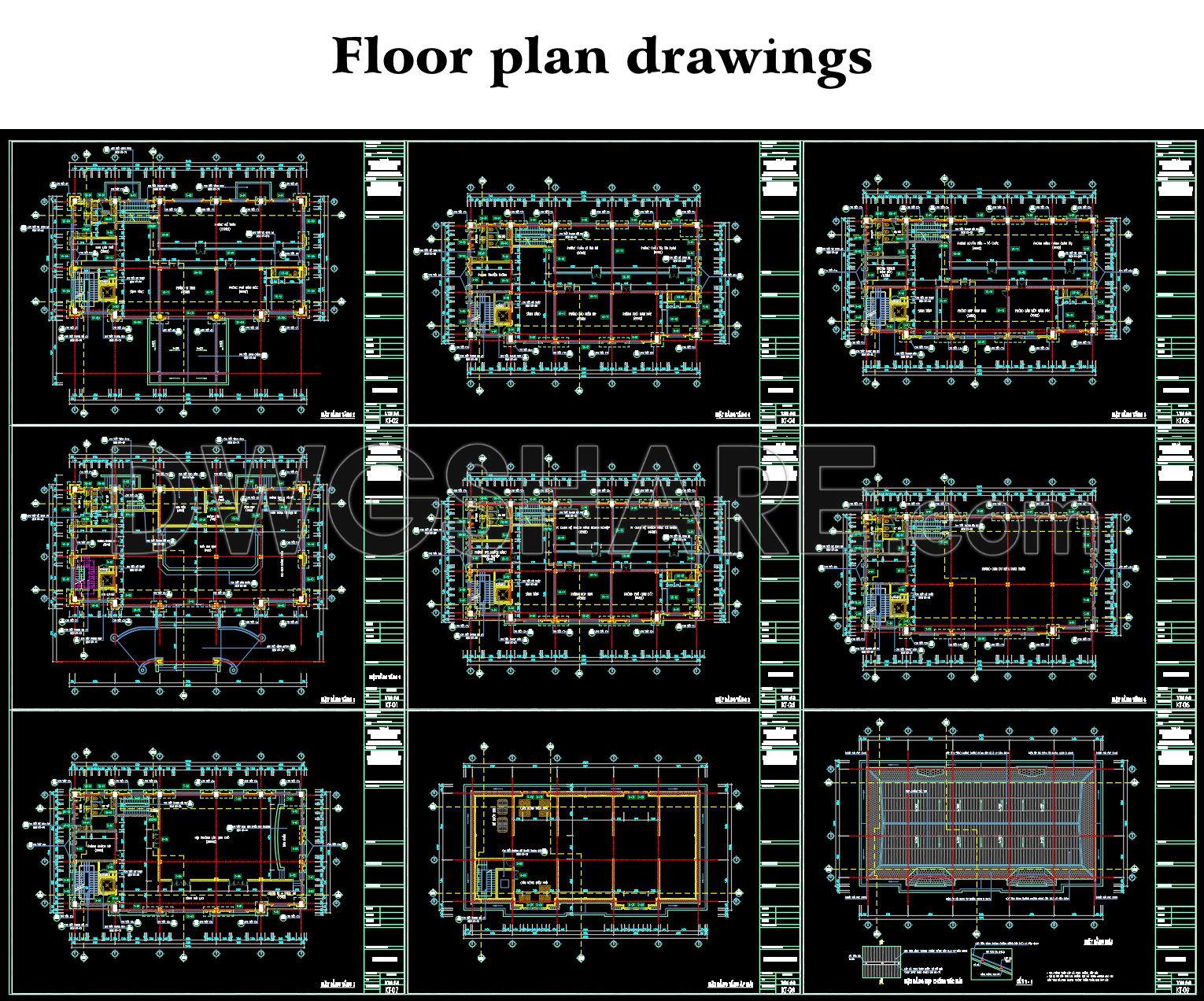 101. Floor Plan Drawings