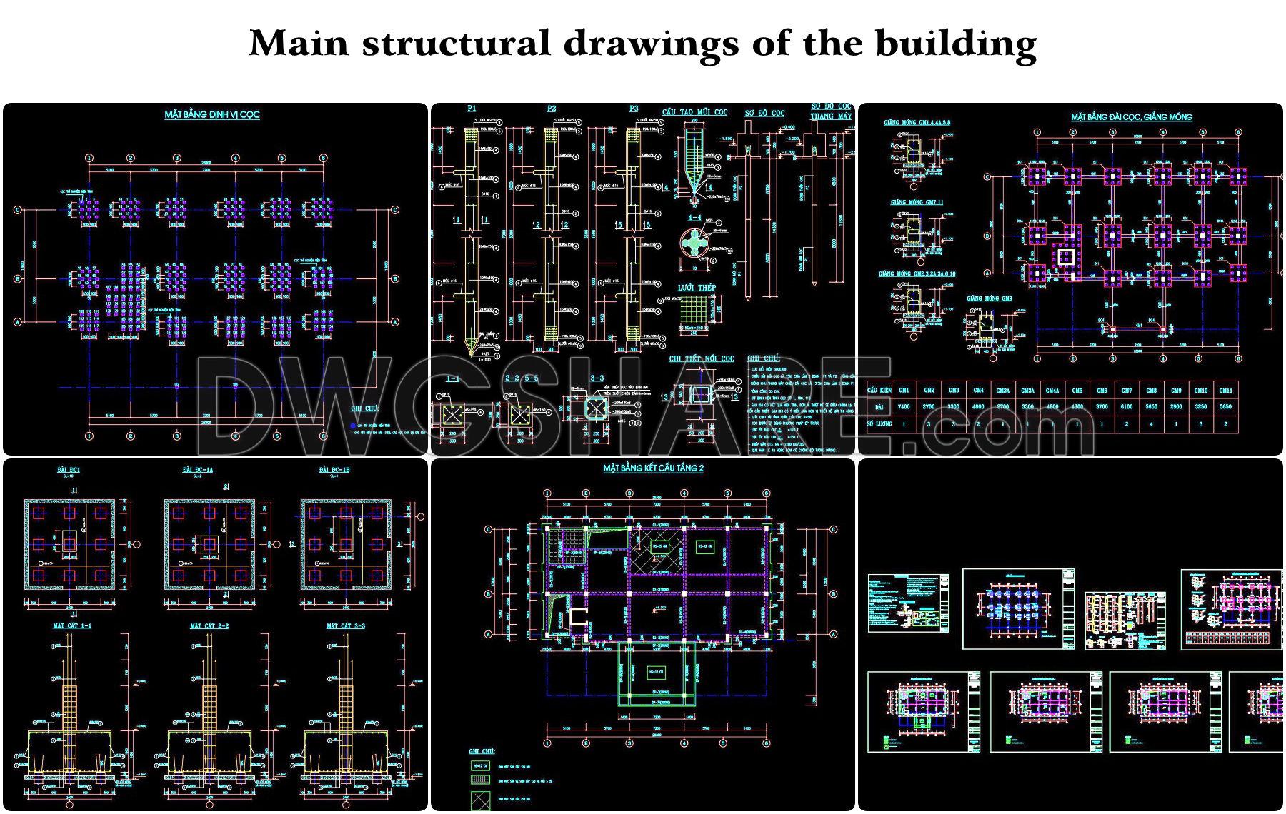 101. Main Structural Drawings Of The Building