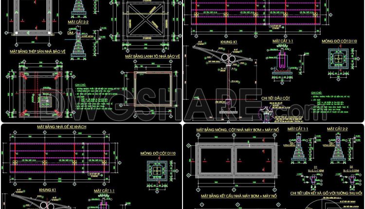 101. Structural Drawings Of Auxiliary Buildings