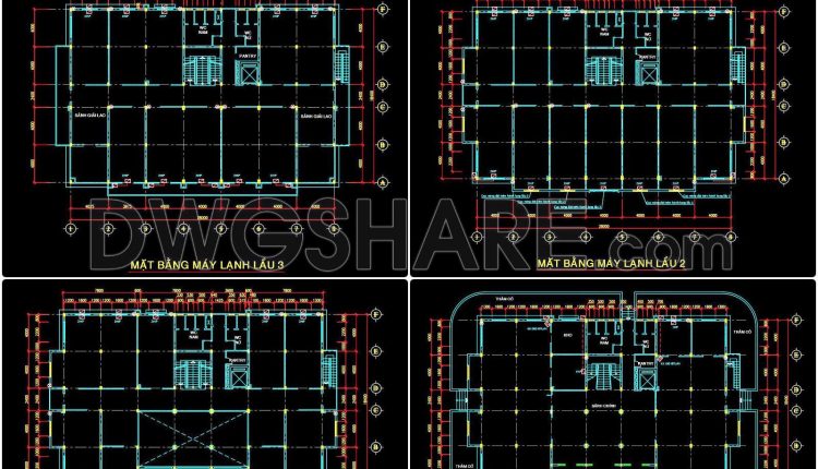 102. Air Conditioning Layout Drawings