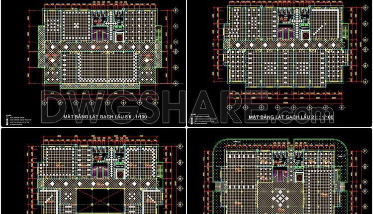102. Detailed Floor Tiling Drawings