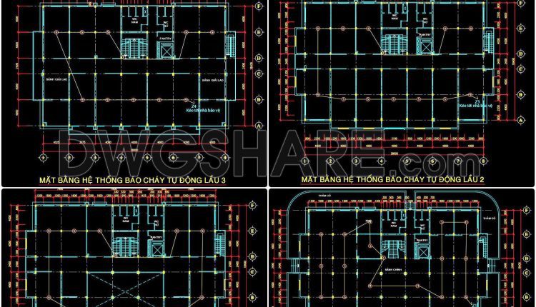 102. Fire Alarm System Drawings