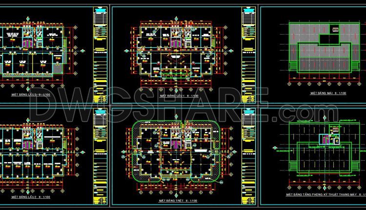 102. Free Download – Science & Technology Application Center Floor Plans (2000m2)