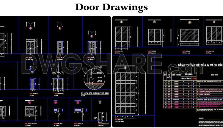 107. Door Drawings