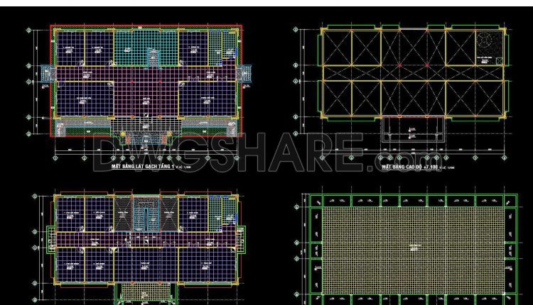 107. Flooring Layout Drawings