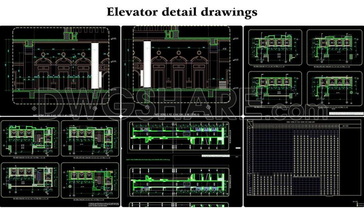 108. Elevator Detail Drawings