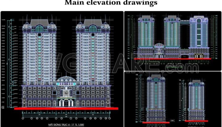 108. Main Elevation Drawings