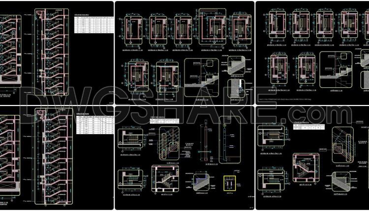 108. Staircase Detail Drawings (3)