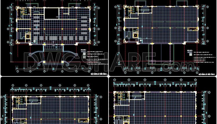 133. Download Free Technical Floor Tiling Drawings Of A 7‑storey Bank Building