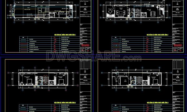 9 months ago
                

                
             454134. CAD drawings detailing the design of water supply and drainage systems for a 4-story townhouse