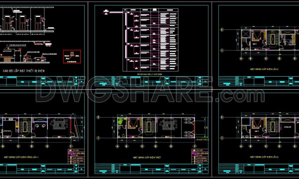9 months ago
                

                
             378136. Free Download Electrical Design Drawings for a 3-Story Townhouse