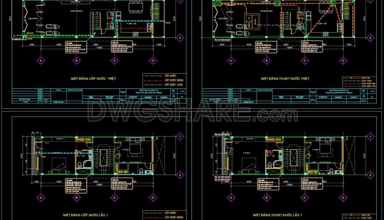 139.-cad-drawings-detailing-the-design-of-water-supply-and-drainage-systems-for-a-3-story-townhouse-1