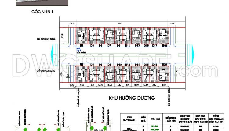 159. Download Urban Planning Cad Drawing – Hoang Thanh Urban Area, Kon Tum (10)