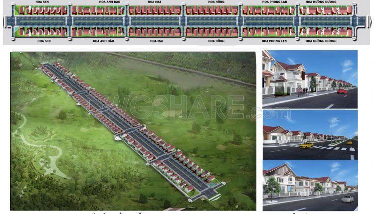 159. Download Urban Planning Cad Drawing – Hoang Thanh Urban Area, Kon Tum (2)