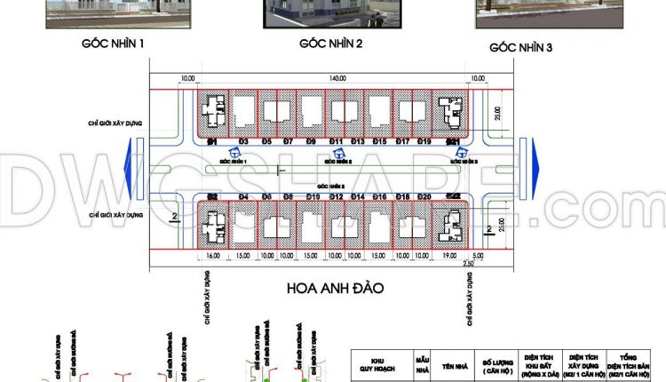 159. Download Urban Planning Cad Drawing – Hoang Thanh Urban Area, Kon Tum (6)