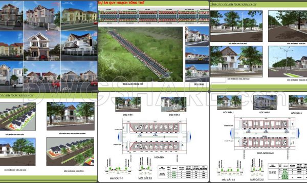 159. Download Urban Planning Cad Drawing – Hoang Thanh Urban Area, Kon Tum