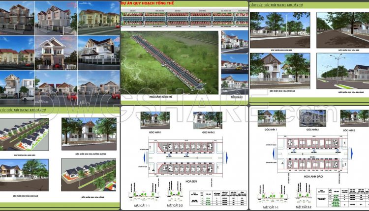 159. Download Urban Planning Cad Drawing – Hoang Thanh Urban Area, Kon Tum