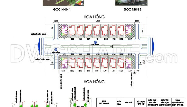 159. Download Urban Planning Cad Drawing – Hoang Thanh Urban Area, Kon Tum (8)