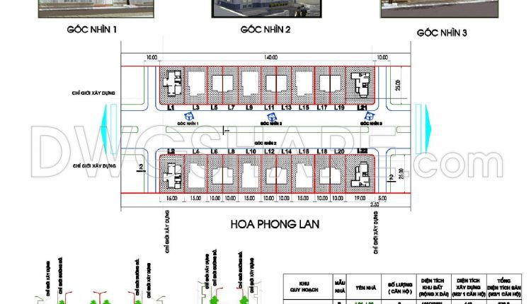 159. Download Urban Planning Cad Drawing – Hoang Thanh Urban Area, Kon Tum (9)
