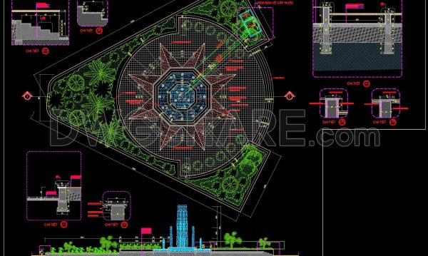 8 months ago
                

                
             1,470171. Free Download – Detailed CAD Drawing of Park Fountain Design
