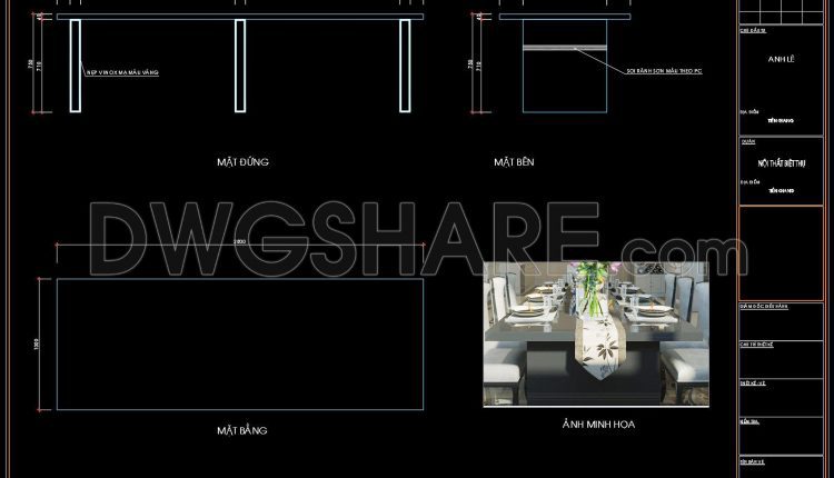 188. Free CAD Drawing Modern Dining Table Design (1) - Free Cad Blocks ...
