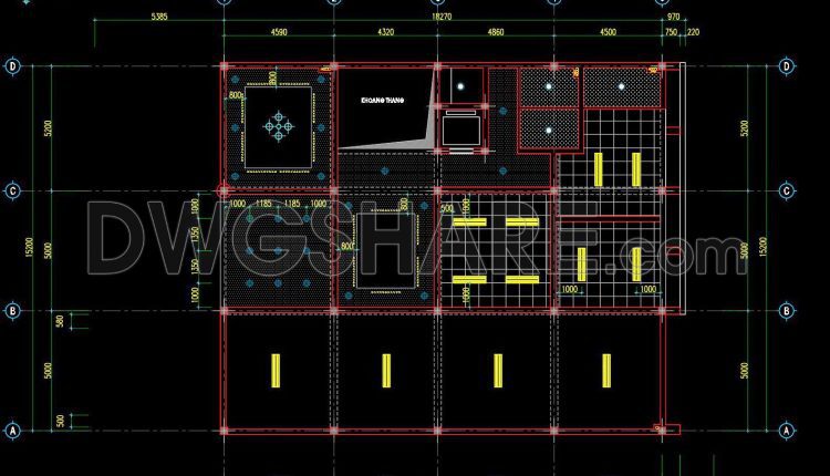 195. Free Download Cad Drawings Of Ceiling And Lighting Layout For Building Design (2)