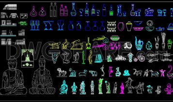 Autocad drawings of accessories