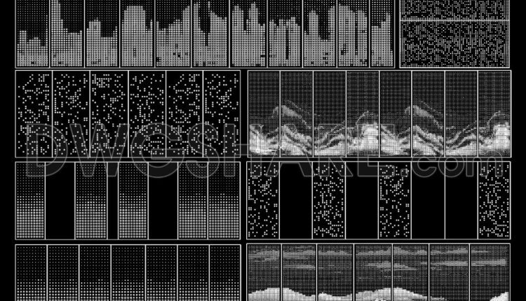 235. Free Download Perforated Panel CAD Drawing (1)