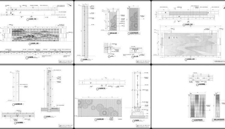 239. Free Download Perforated Panel Cad Drawing