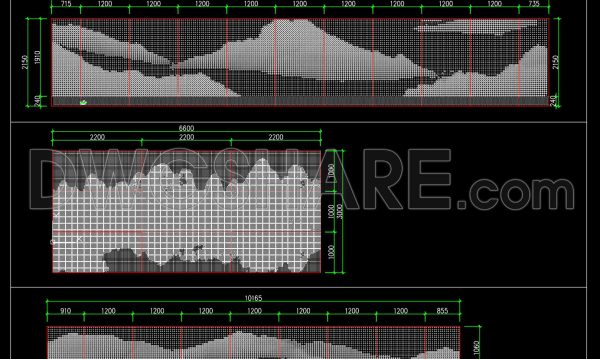 240. Free Download Perforated Panel CAD Drawing