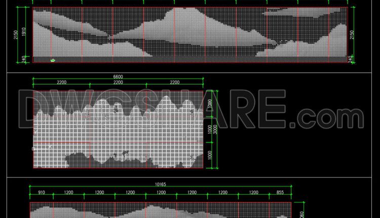 240. Free Download Perforated Panel CAD Drawing (1)