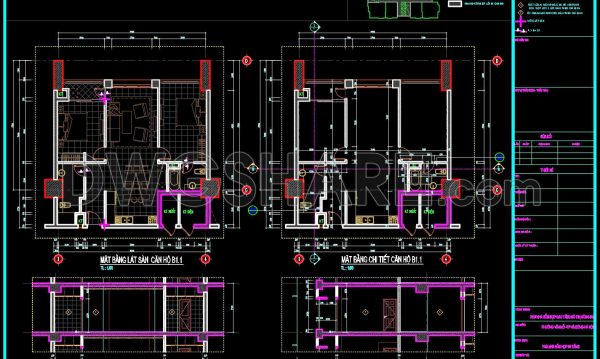 9 months ago
                

                
             573297. Free Download CAD Detailed Floor Plan of Apartment B1.1 – Full Layout & Construction Sections DWG