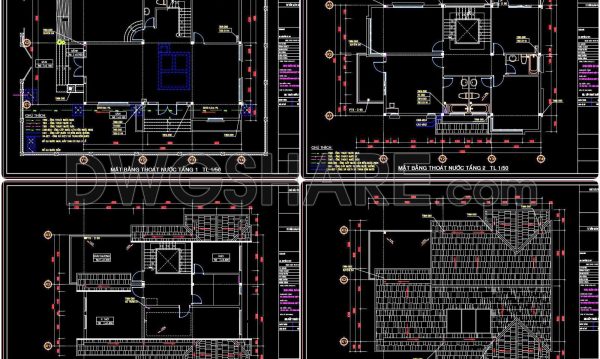 8 months ago
                

                
             359311. CAD drawings detailing the design of water supply and drainage systems for a 2-story townhouse