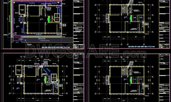 8 months ago
                

                
             415314. CAD drawings detailing the design of water supply and drainage systems for a 4-story townhouse