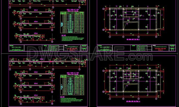 9 months ago
                

                
             304345. Free Download of Structural CAD Drawings for 5m x 12m Reinforced Concrete Townhouse