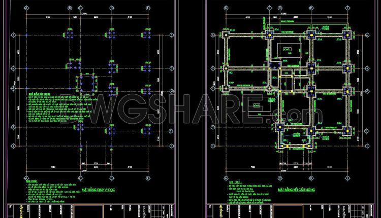 350. Free Download of Structural CAD Drawings for 15m x 17m Reinforced Concrete Townhouse (5)