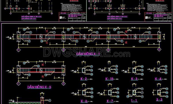 8 months ago
                

                
             300352. Free Download of Structural CAD Drawings for 13.3m x 14.8m Reinforced Concrete Townhouse