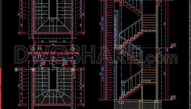 367.-free-download-detailed-cad-drawings-of-townhouse-stairs