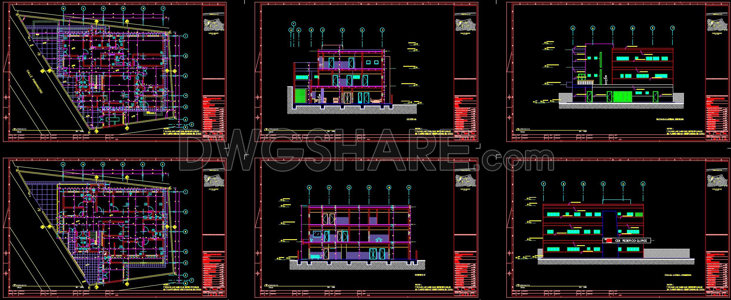 42. Download Complete Regional Hospital Architectural Autocad Dwg Drawings (2)