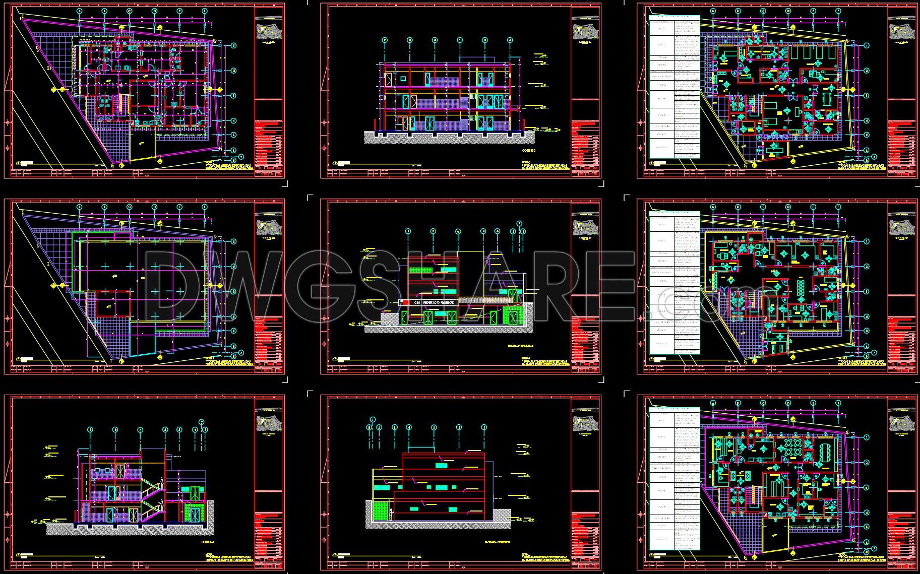 42. Download Complete Regional Hospital Architectural Autocad Dwg Drawings (3)