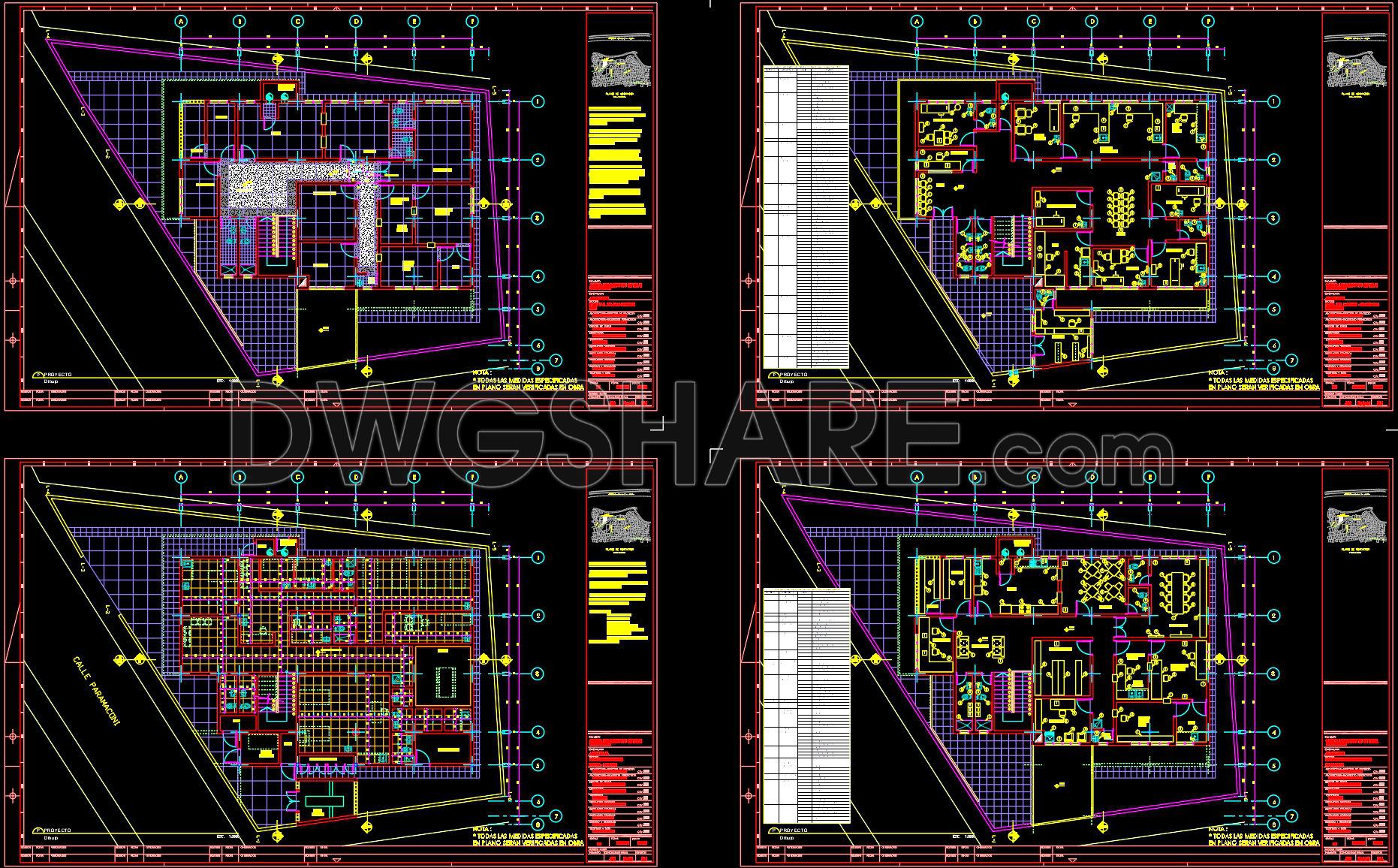 42. Download Complete Regional Hospital Architectural Autocad Dwg Drawings (6)