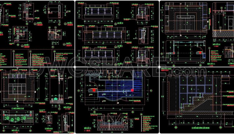 446.-detailed-architectural-cad-drawings-of-the-balcony-staircase-detail-sanitary-detail-of-the-townhouse