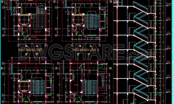 9 months ago
                

                
             454447. Download free detailed CAD drawings of staircases and elevators for buildings
