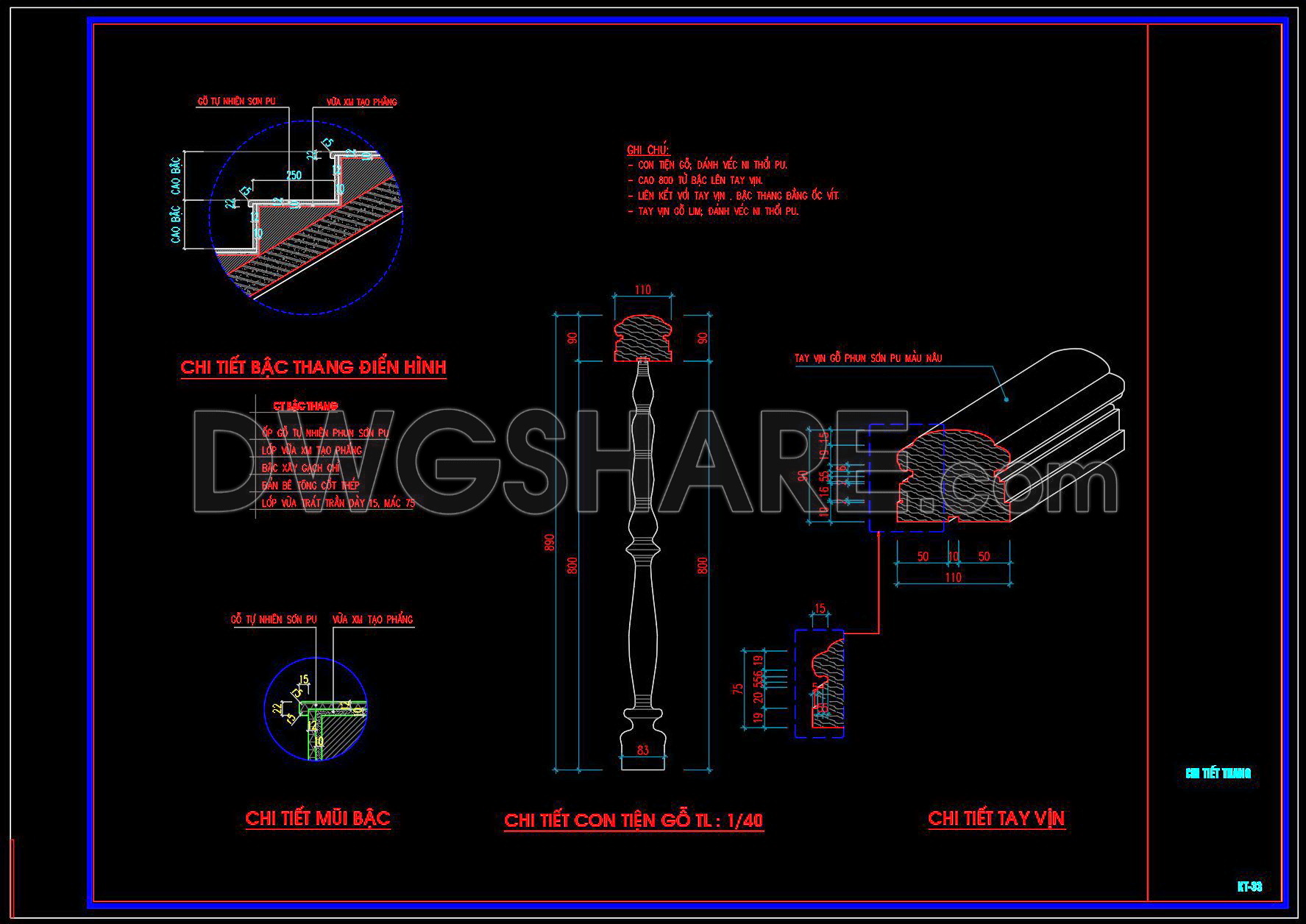 464. Download Detailed CAD Staircase Designs for Townhouses for Free (3)