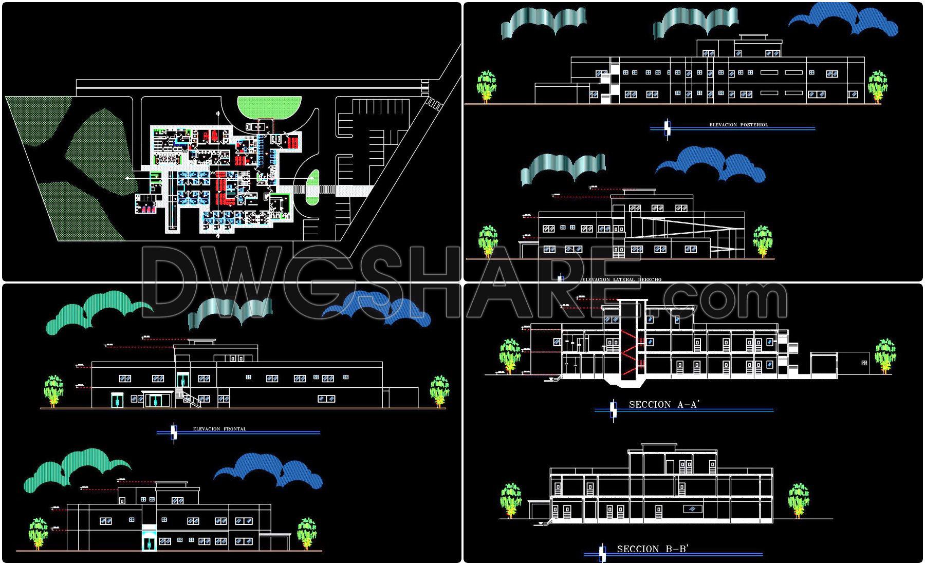 47. Download Complete Medical Clinic Architectural Drawing Autocad Dwg (2)