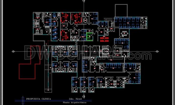 8 months ago
                

                
             1,95747. Second Floor CAD Drawing – General Internal Medicine Clinic (Free Download)