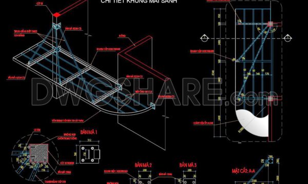 8 months ago
                

                
             543581. Free download of detailed structural drawings for the main entrance steel canopy
