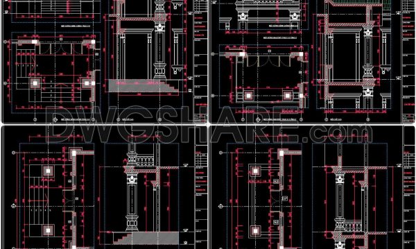 8 months ago
                

                
             461582. Free download of detailed CAD drawings for entrance steps and balcony details